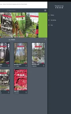 proWALD android App screenshot 1